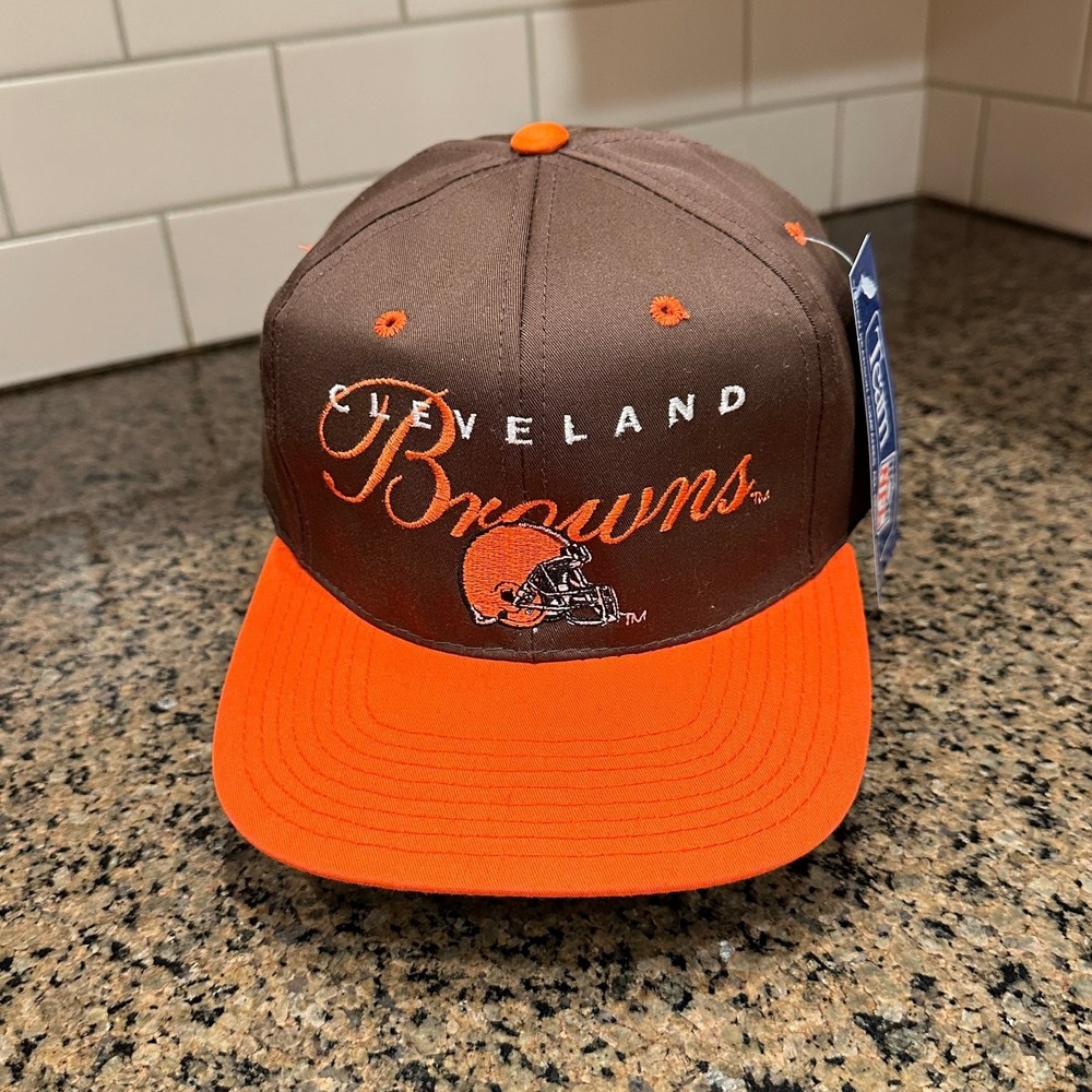 Vtg Cleveland Browns Hat Drew Pearson Snapback Deadstock New